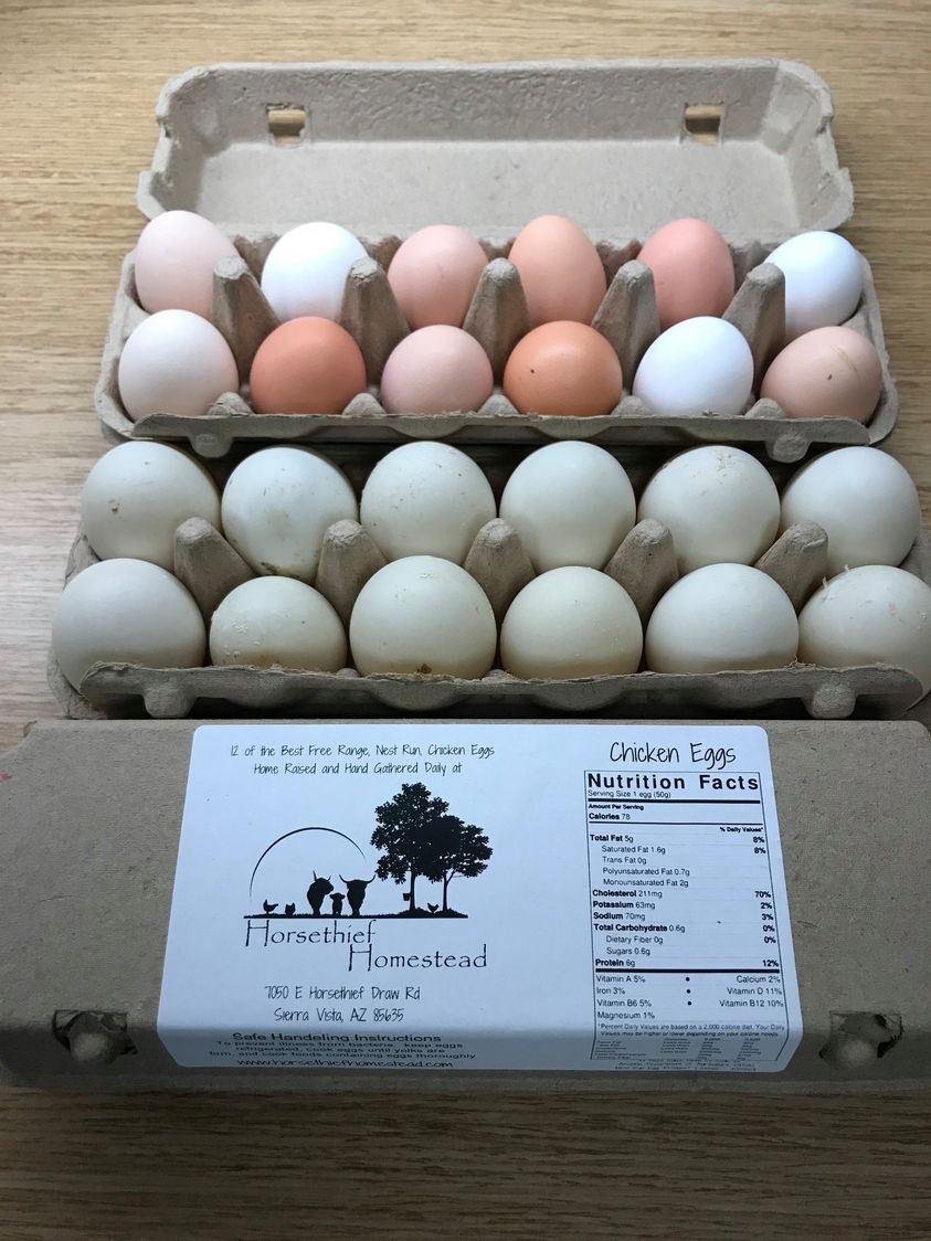 Nest Run Chicken/Duck Eggs